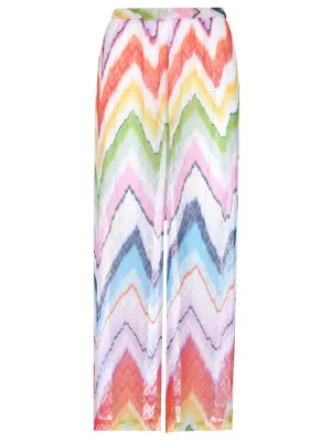 Missoni Zigzag Printed High Waist Trousers
