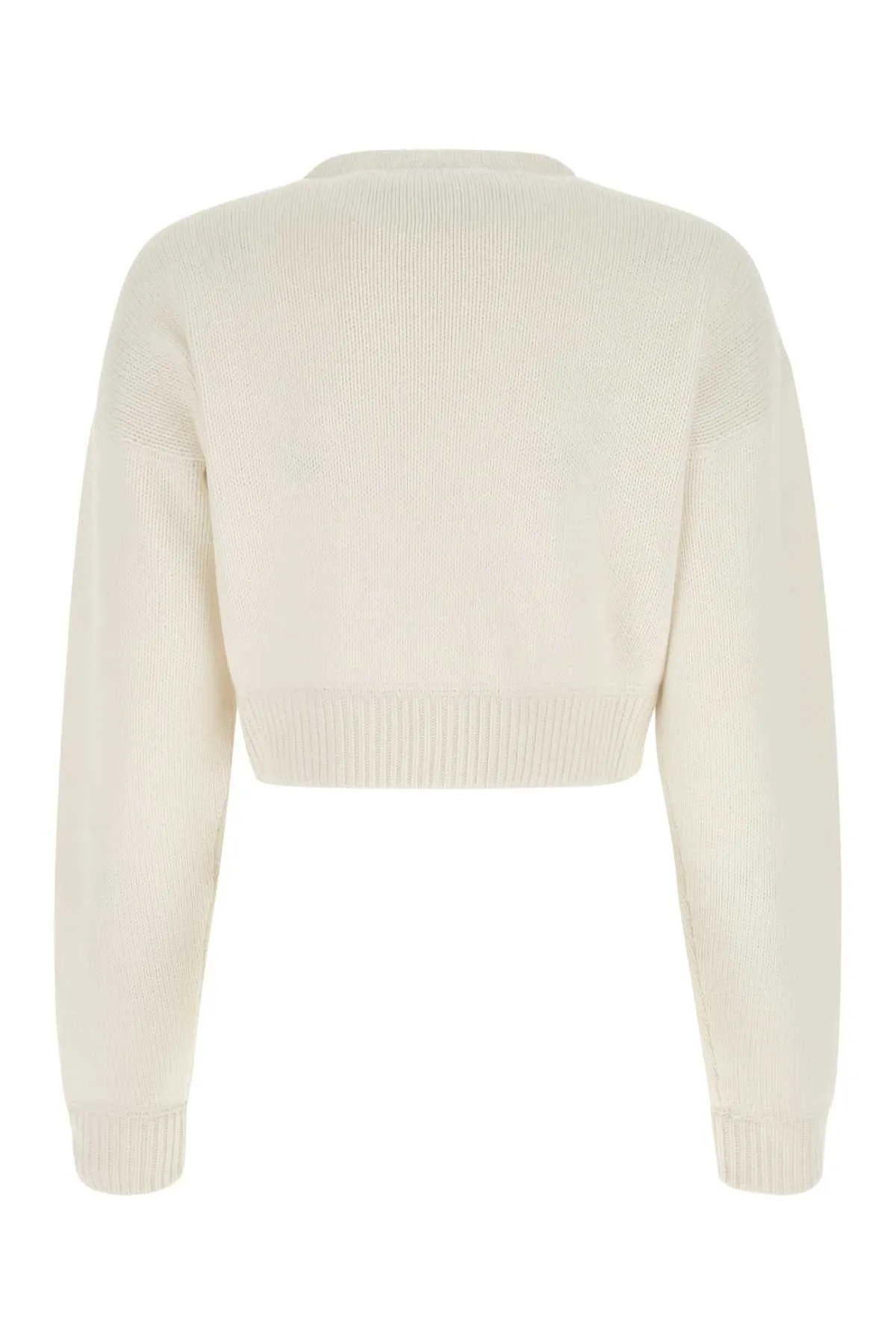 Miu Miu Logo-Intarsia Fine Knit Jumper