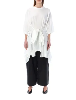 MM6 Maison Margiela Asymmetric Crewneck T-Shirt Dress