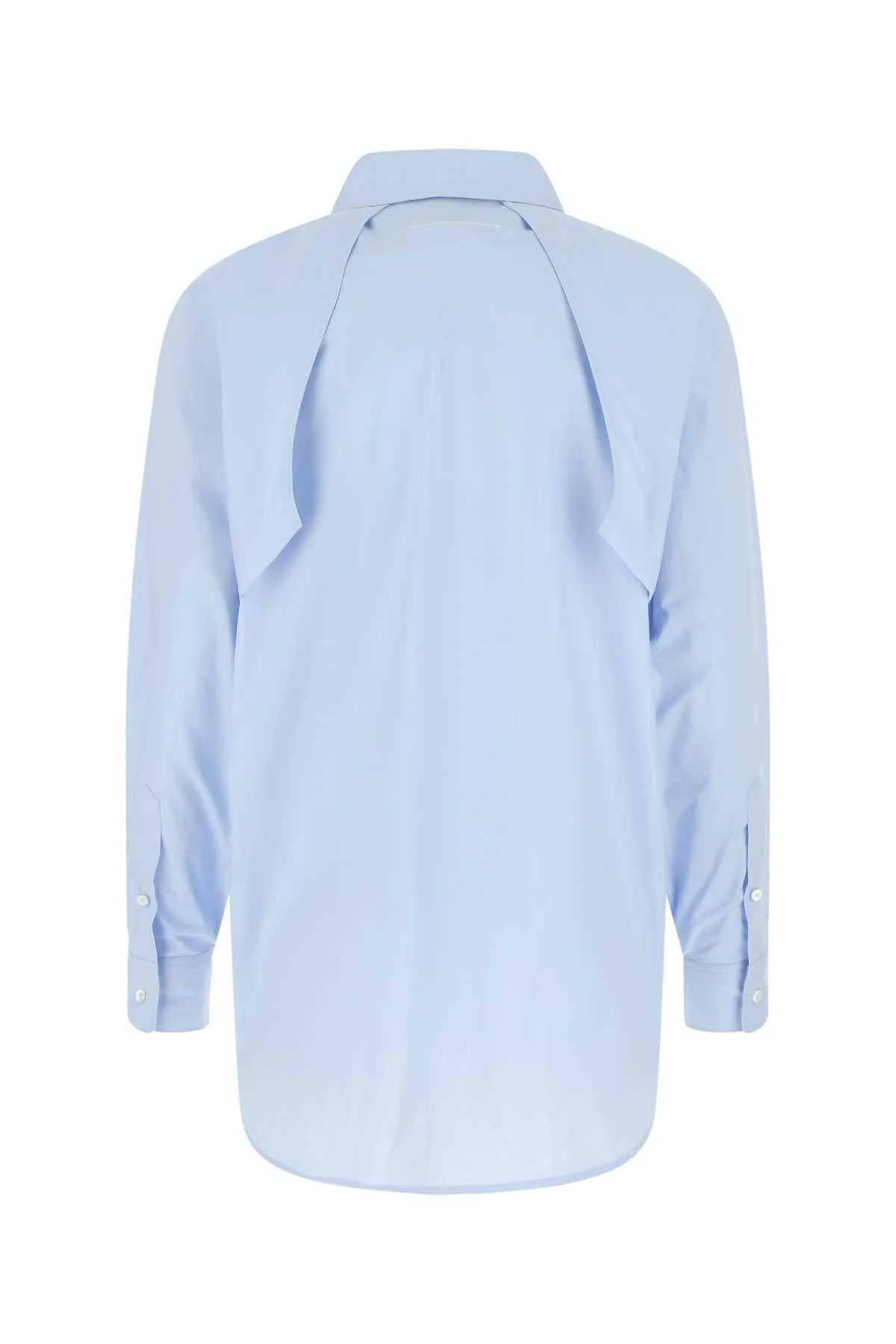 MM6 Maison Margiela Cut-Out Deteail Buttoned Shirt