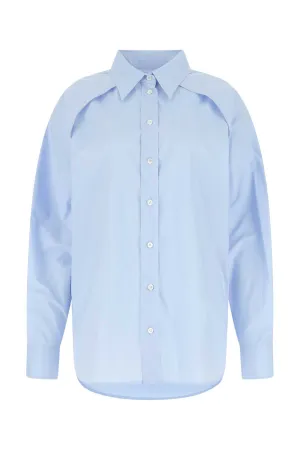 MM6 Maison Margiela Cut-Out Deteail Buttoned Shirt
