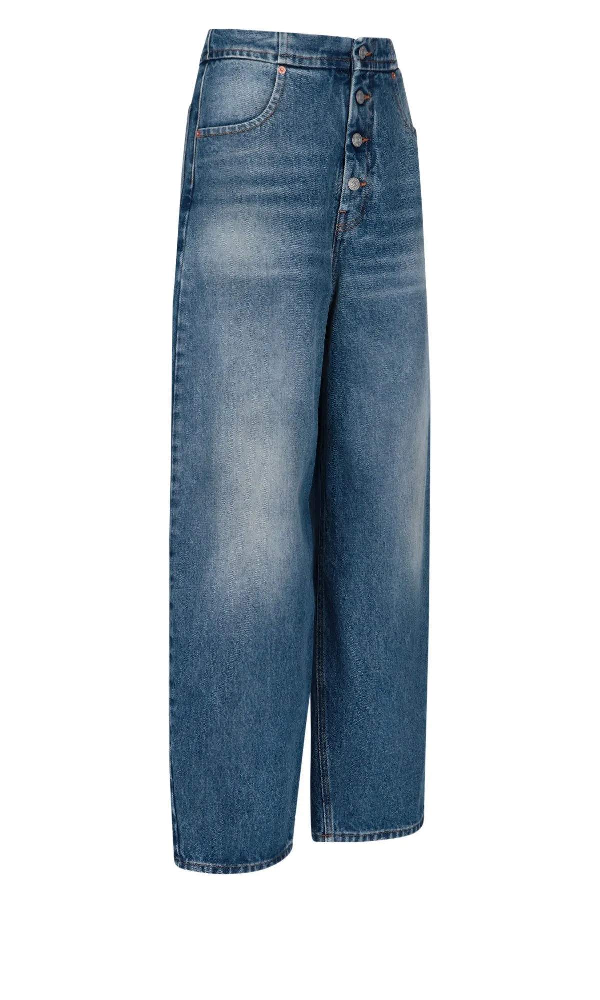 MM6 Maison Margiela High-Waisted Tapered Jeans