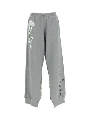MM6 Maison Margiela Logo Print Track Pants