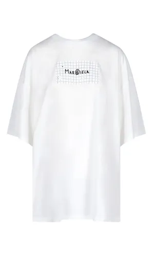 MM6 Maison Margiela Logo Printed Oversized T-Shirt