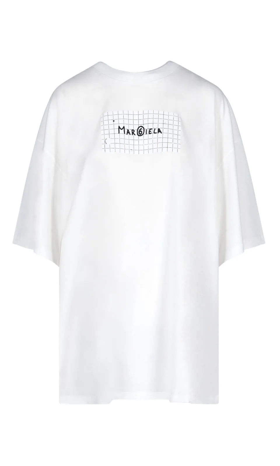 MM6 Maison Margiela Logo Printed Oversized T-Shirt
