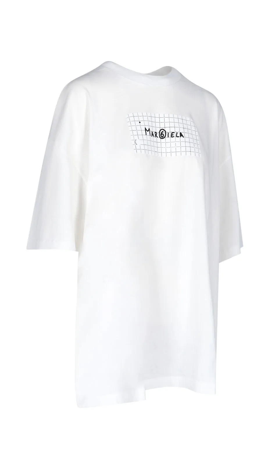 MM6 Maison Margiela Logo Printed Oversized T-Shirt