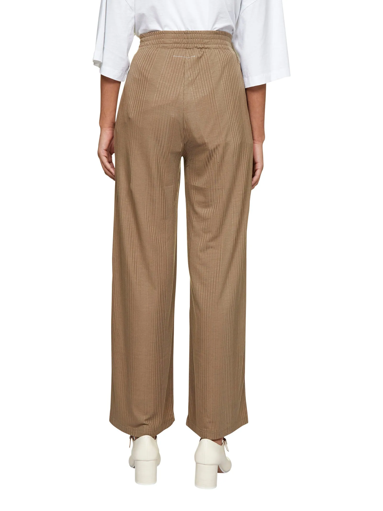 MM6 Maison Margiela Pleated Elastic Waist Trousers