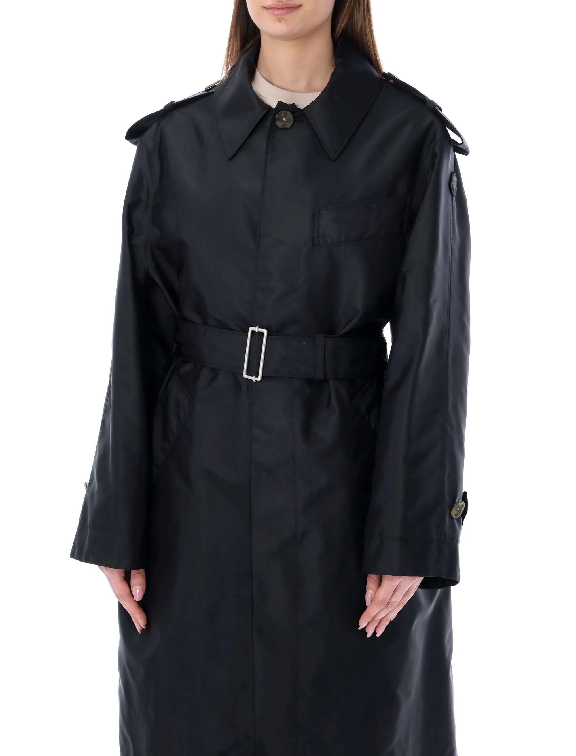 Moncler 1952 Belted Waist Trench Coat