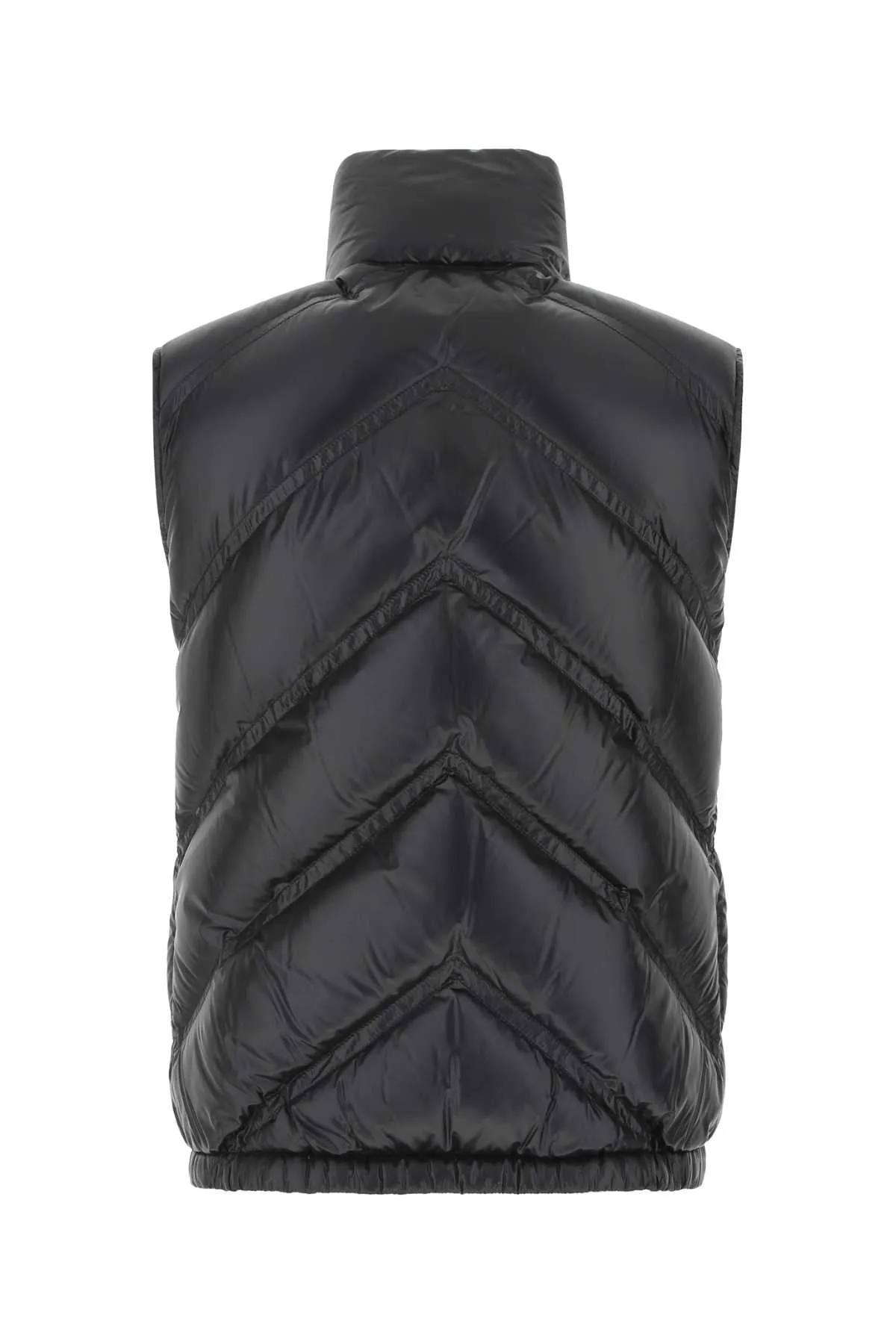 Moncler High-Neck Zipped Padded Sleeveless Jacket