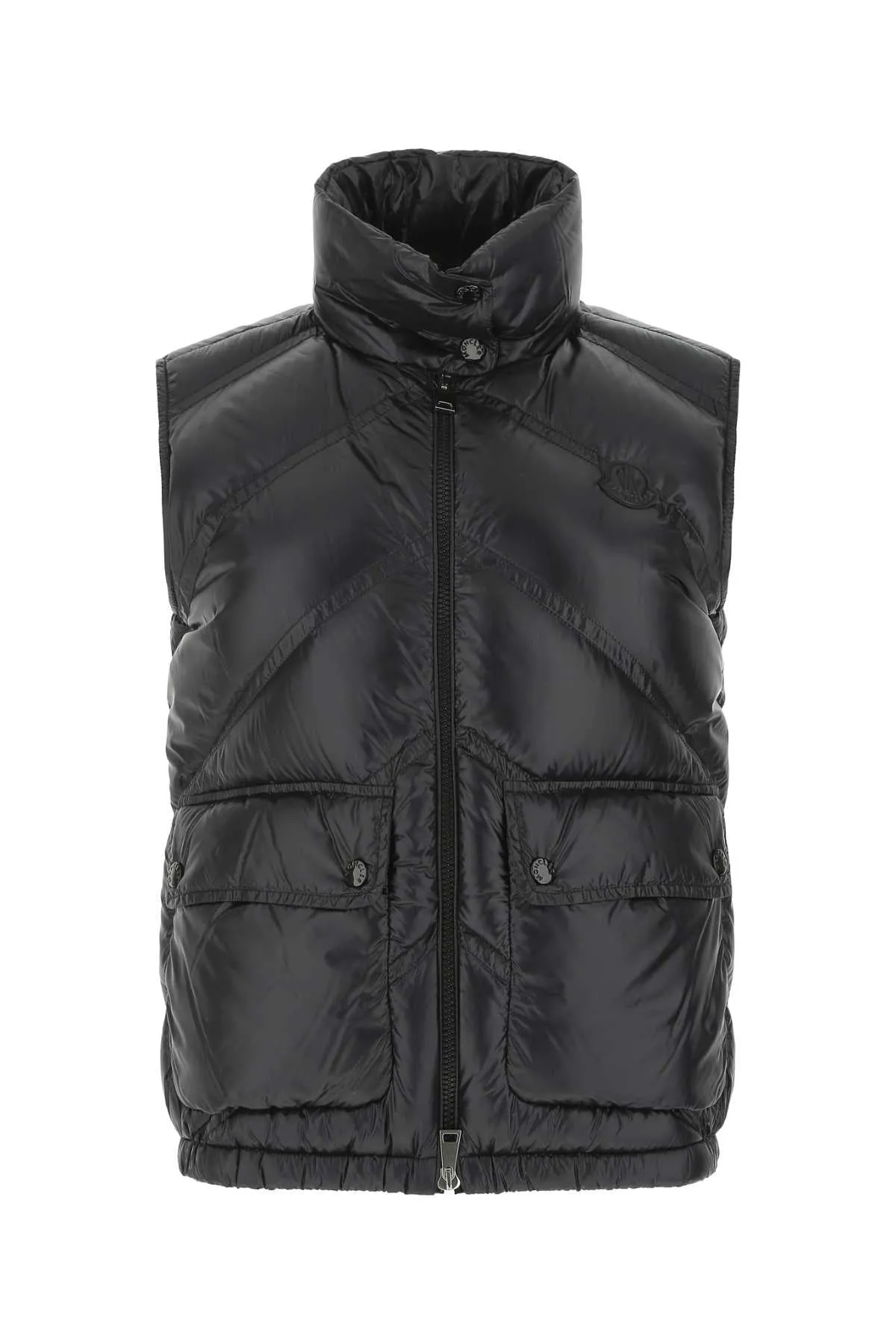 Moncler High-Neck Zipped Padded Sleeveless Jacket