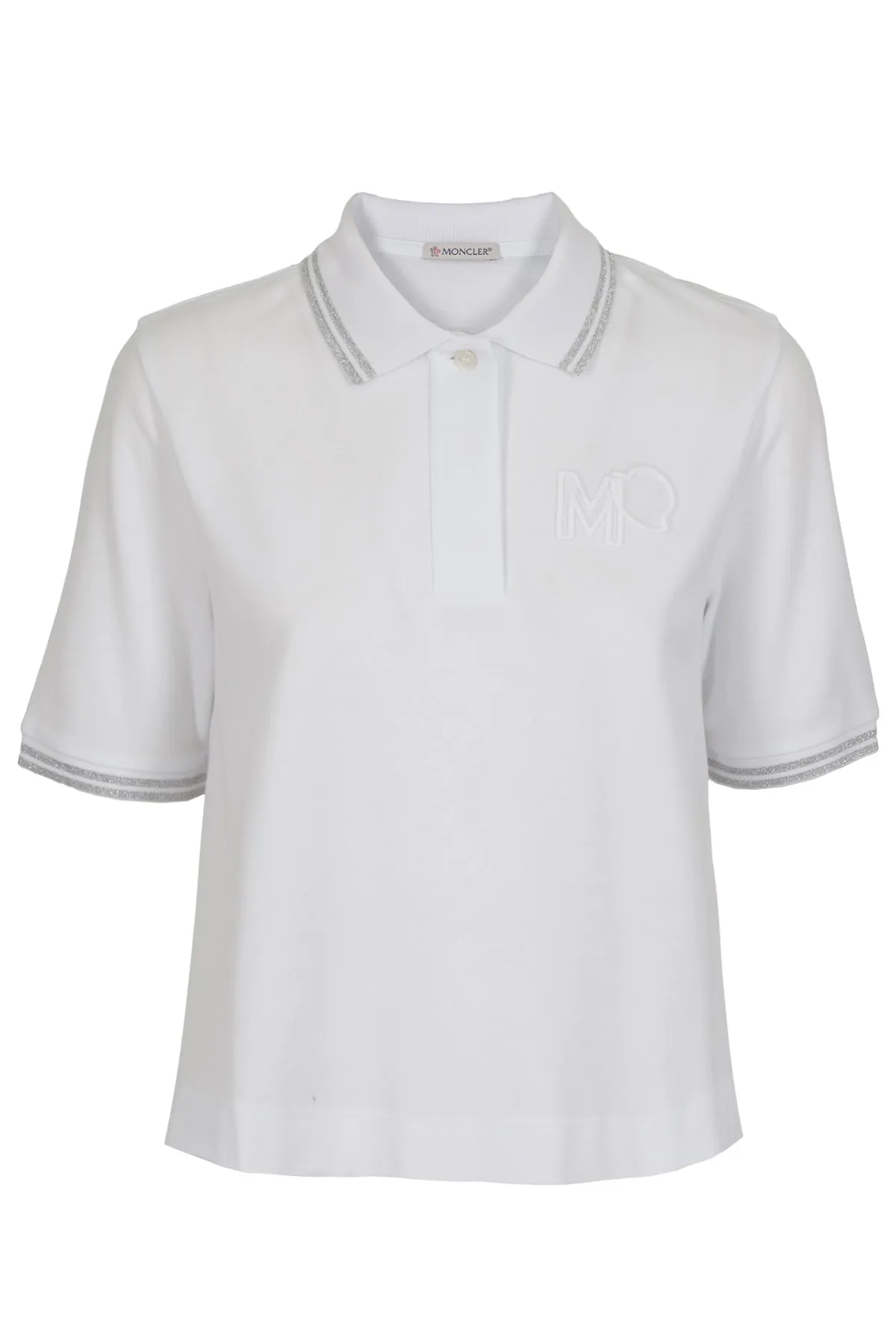 Moncler Logo Embroidered Polo Shirt