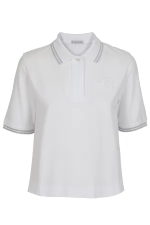 Moncler Logo Embroidered Polo Shirt