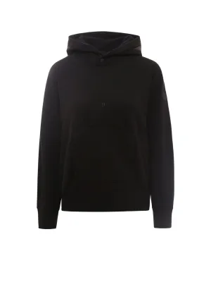 Moncler Logo Patch Panelled Hoodie