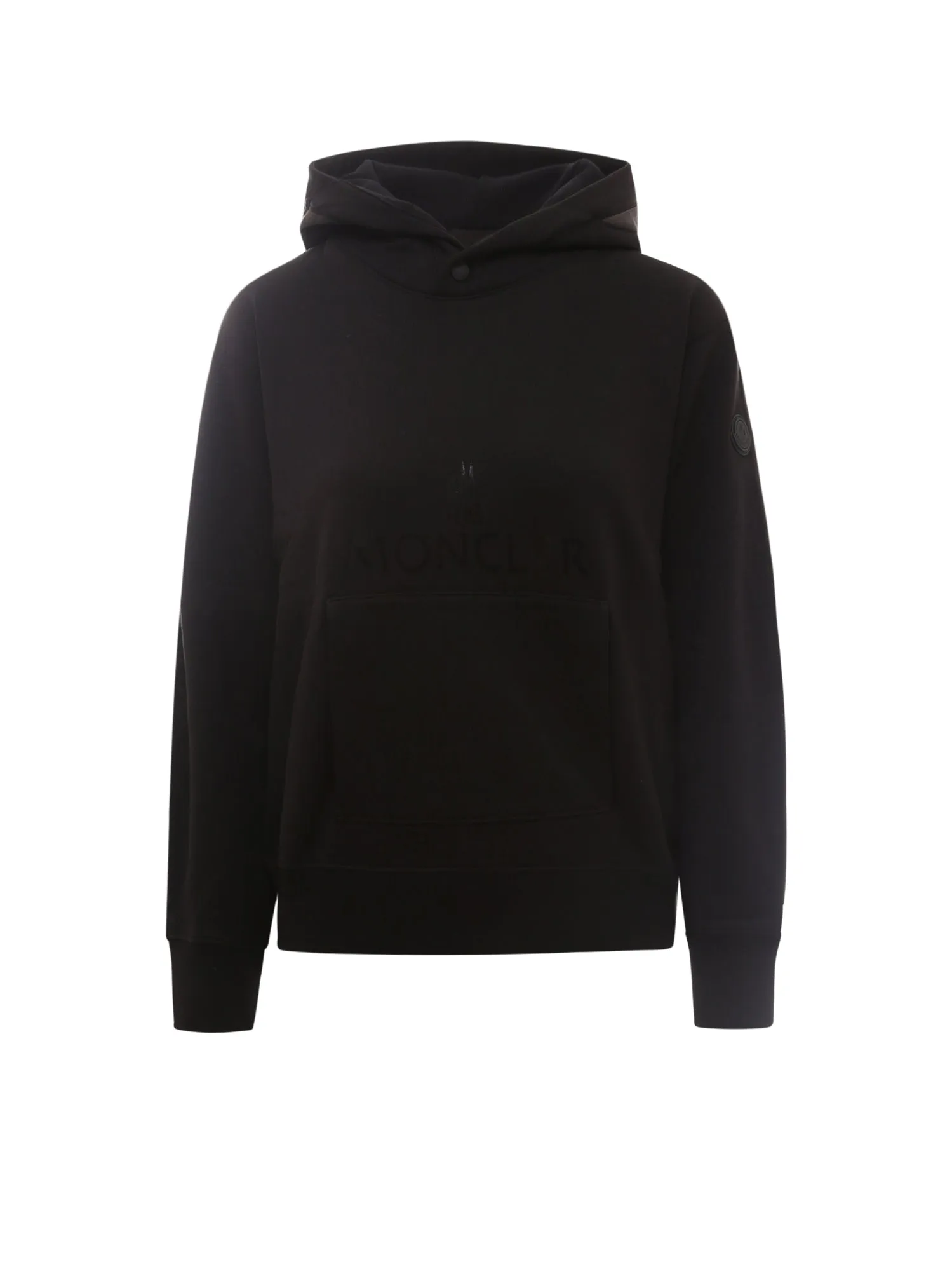 Moncler Logo Patch Panelled Hoodie