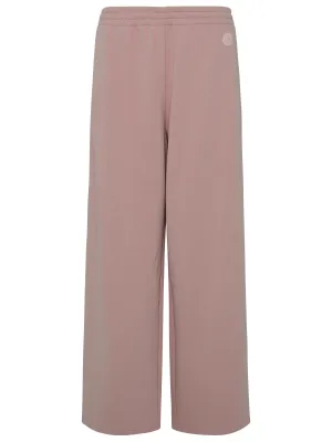Moncler Logo Patch Wide-Leg Pants