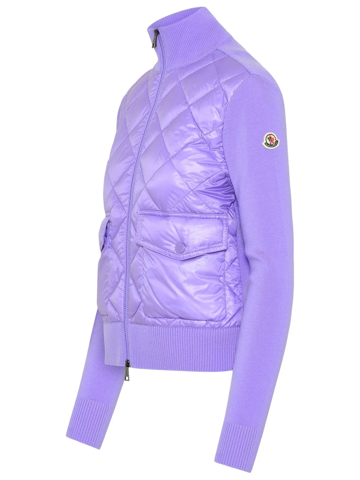 Moncler Logo Patch Zipped Padded Jacket