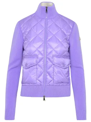 Moncler Logo Patch Zipped Padded Jacket