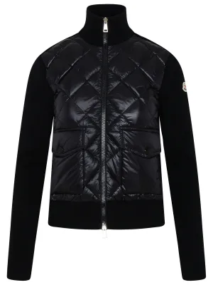 Moncler Logo Patch Zipped Padded Jacket