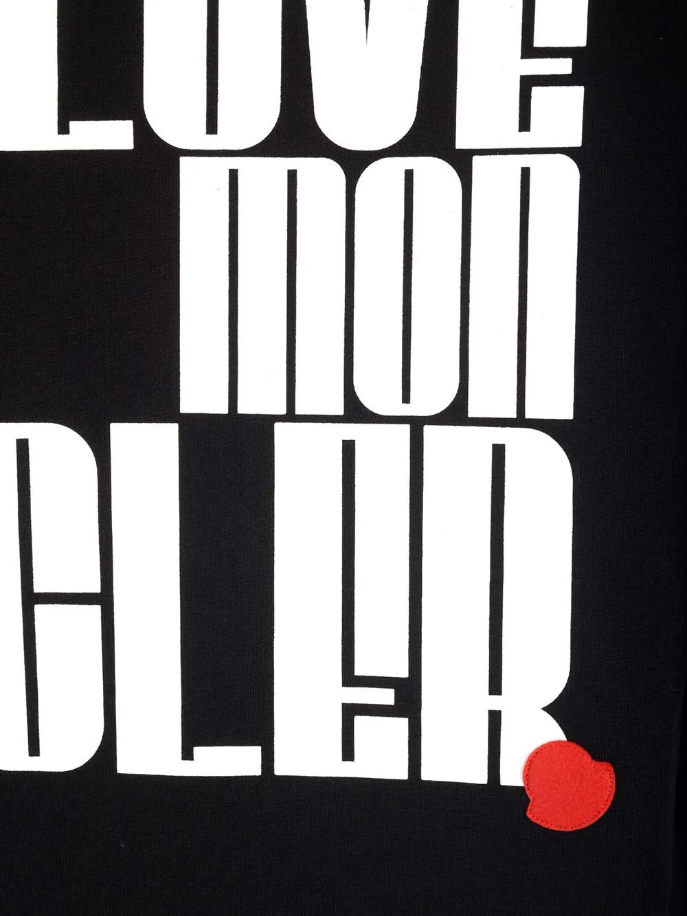 Moncler Slogan Print Zipped Hoodie