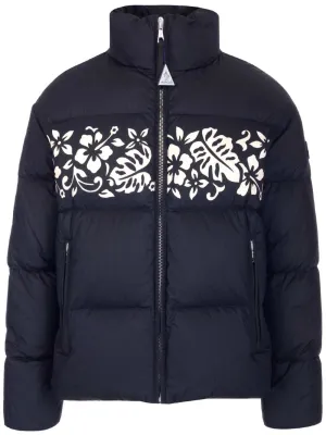 Moncler X Palm Angels Floral Printed Puffer Jacket