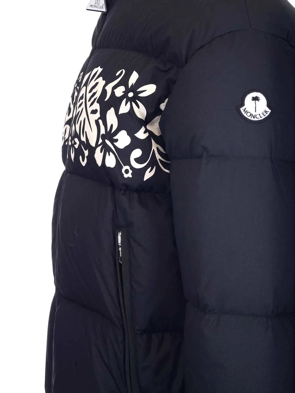 Moncler X Palm Angels Floral Printed Puffer Jacket