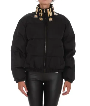 Moschino Charm Embellished High-Neck Jacket