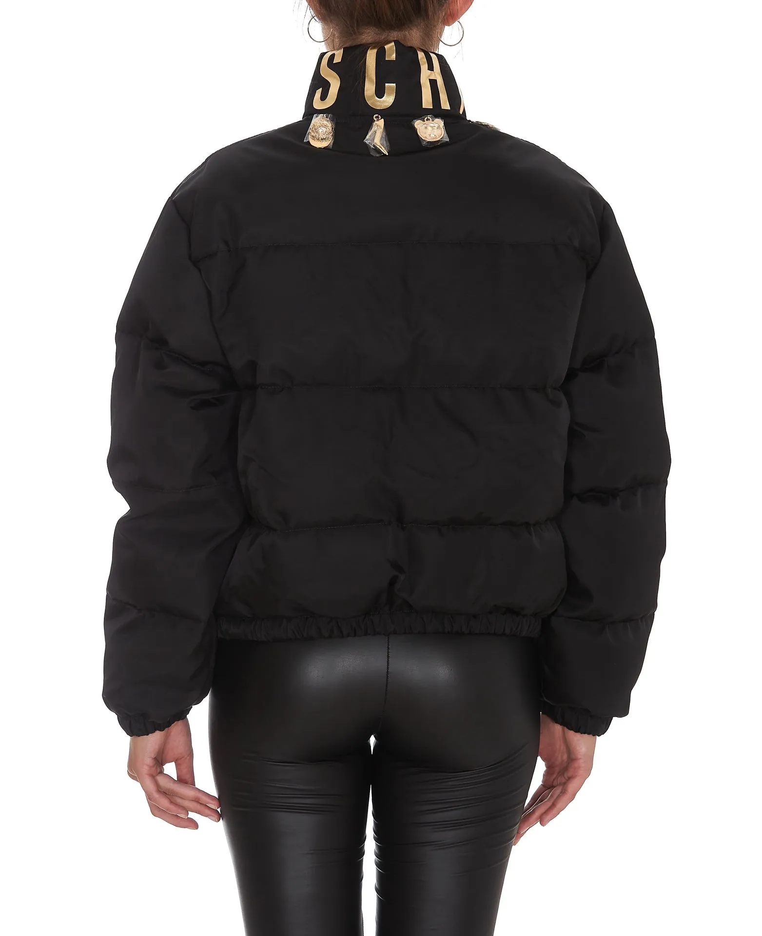 Moschino Charm Embellished High-Neck Jacket