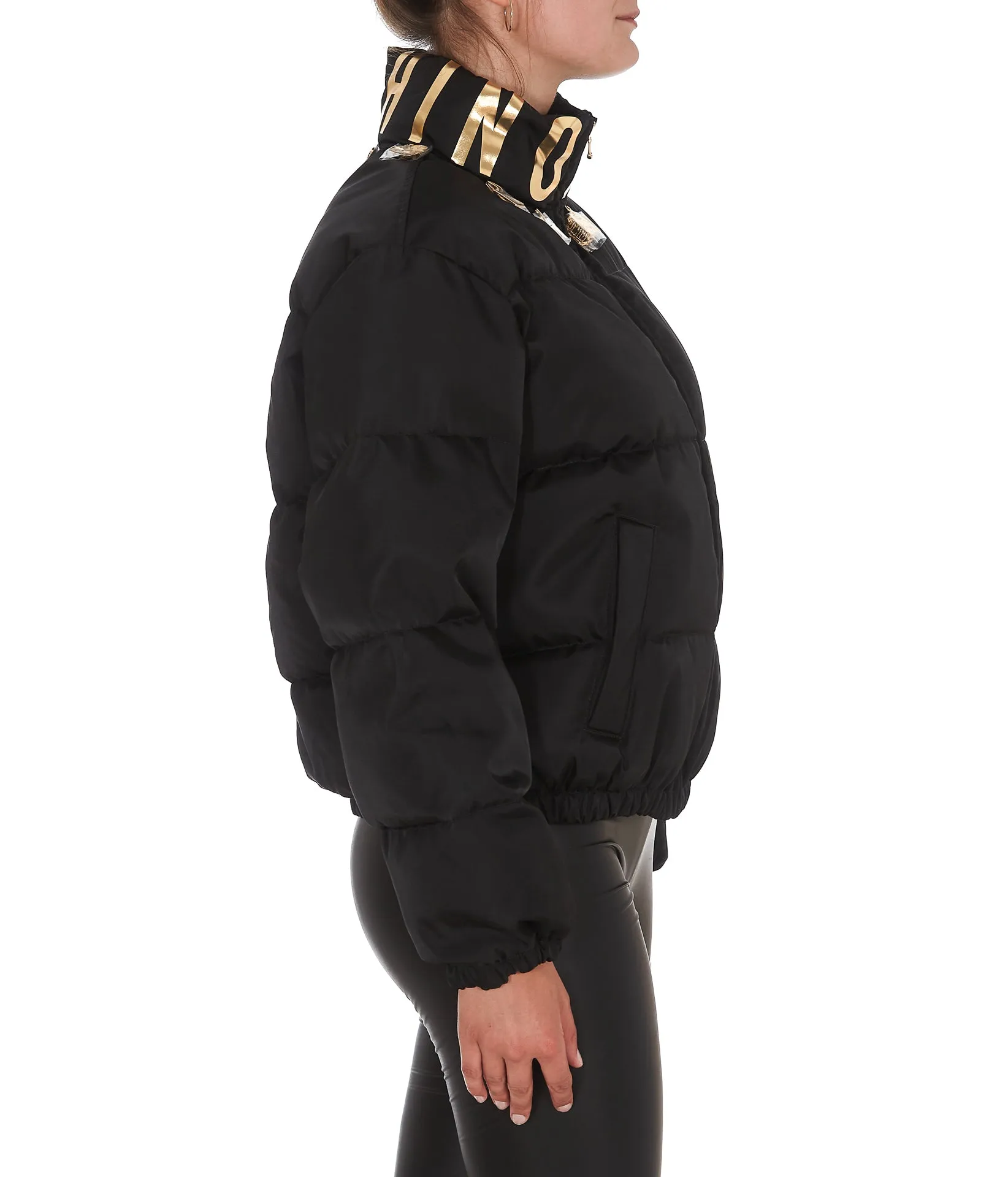Moschino Charm Embellished High-Neck Jacket