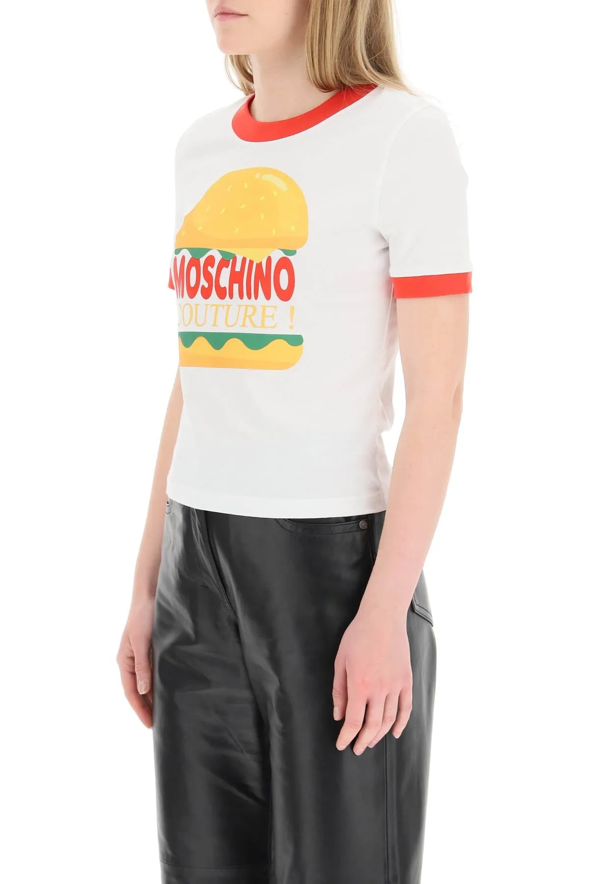 Moschino Couture Logo Printed Crewneck T-Shirt