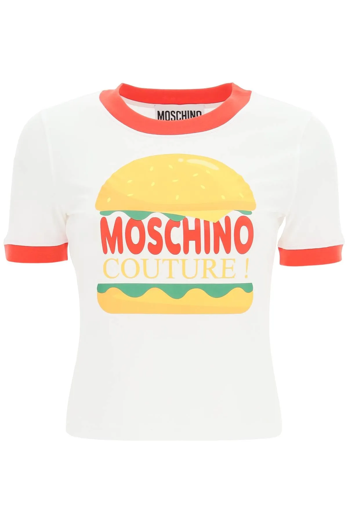 Moschino Couture Logo Printed Crewneck T-Shirt