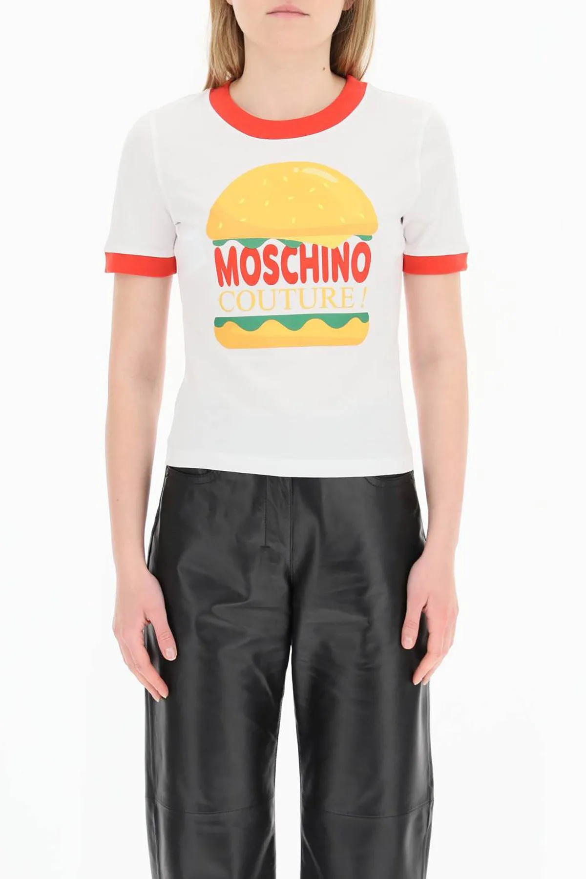 Moschino Couture Logo Printed Crewneck T-Shirt