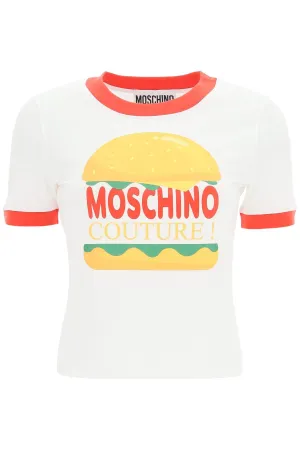 Moschino Couture Logo Printed Crewneck T-Shirt