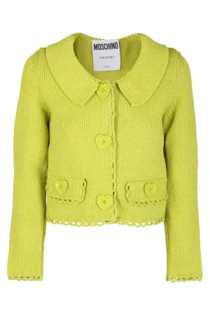 Moschino Cropped Knitted Jacket