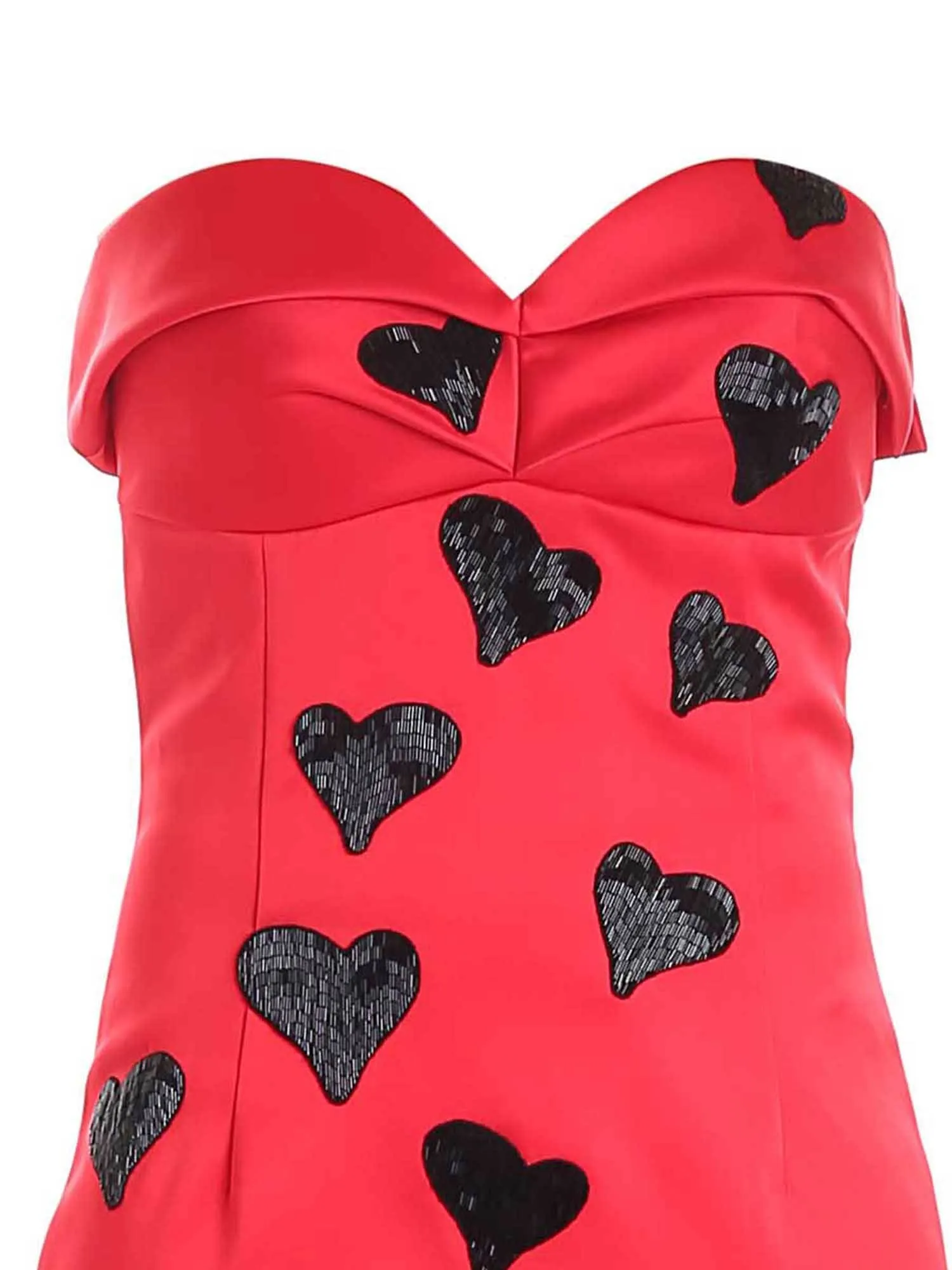 Moschino Embellished Heart Sleeveless Maxi Dress