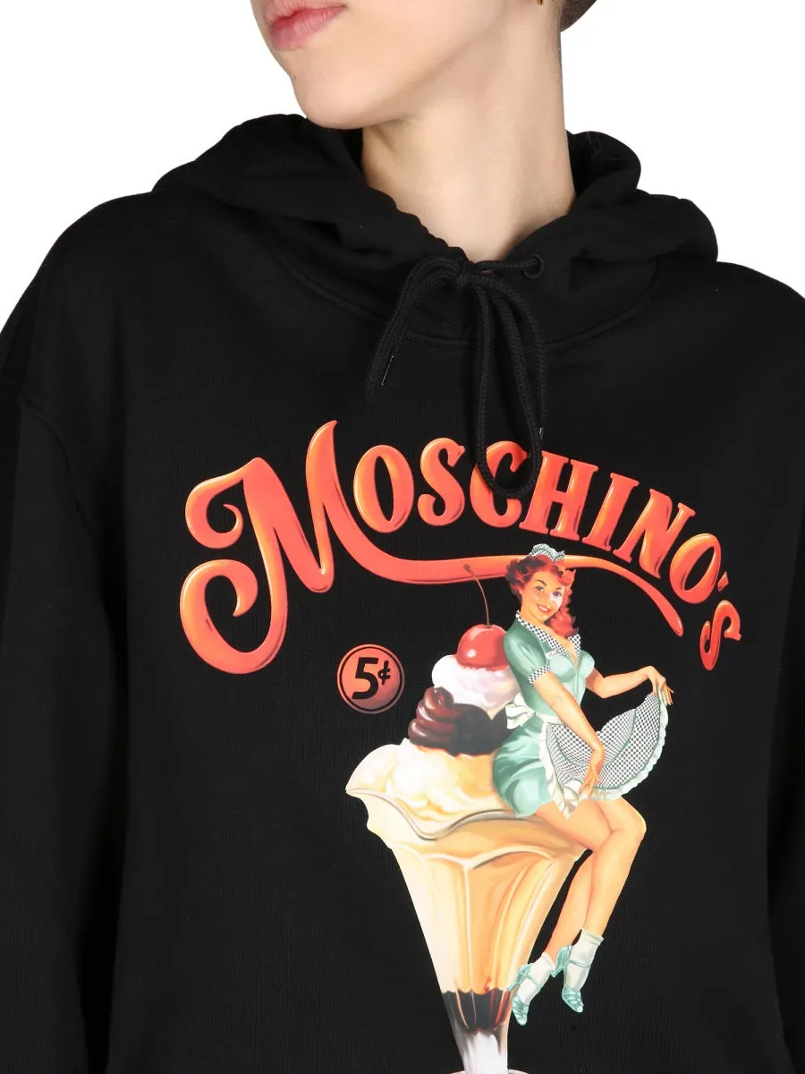 Moschino Ice Cream Oversized Hoodie
