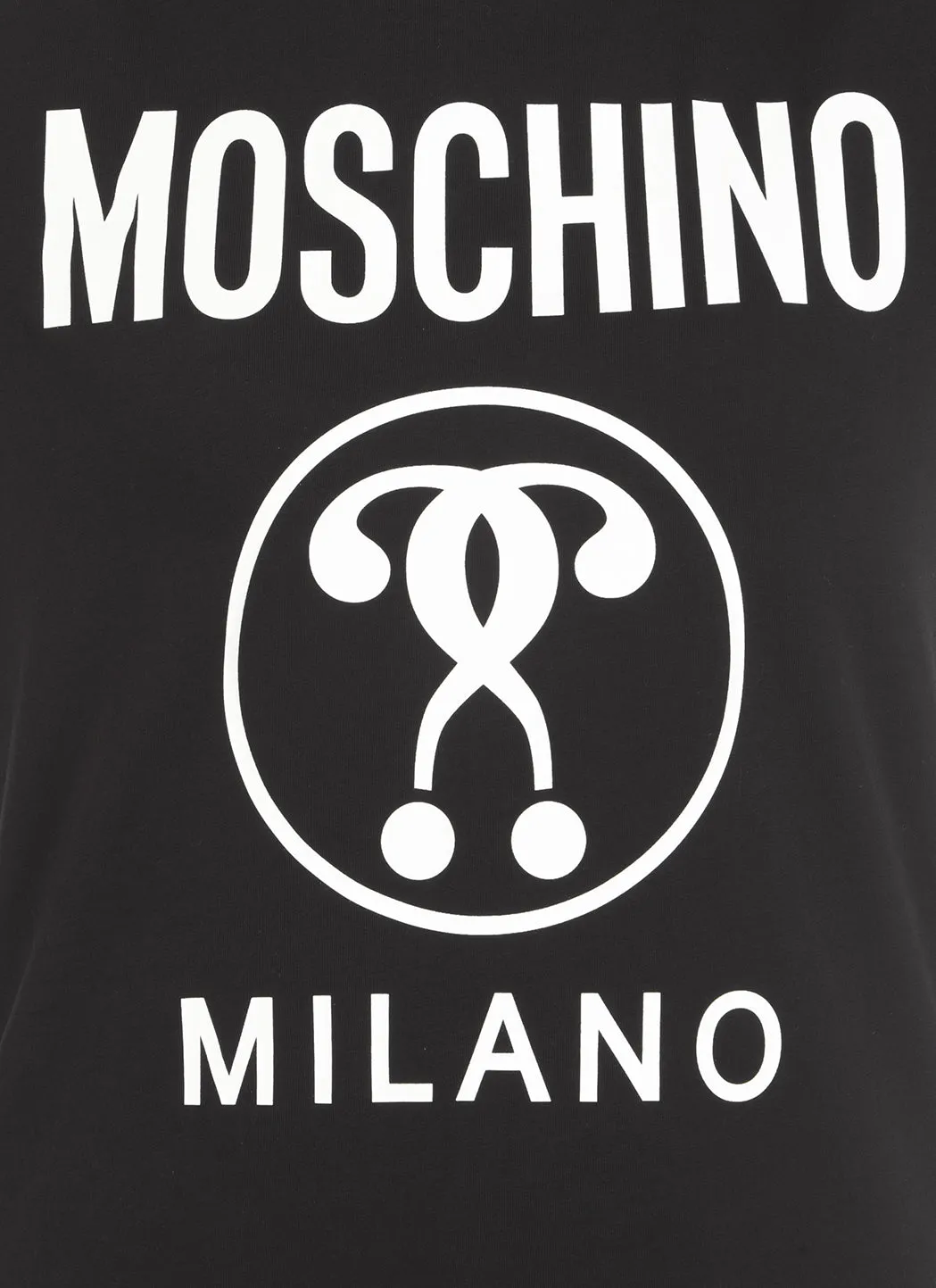 Moschino Logo Printed Crewneck T-Shirt