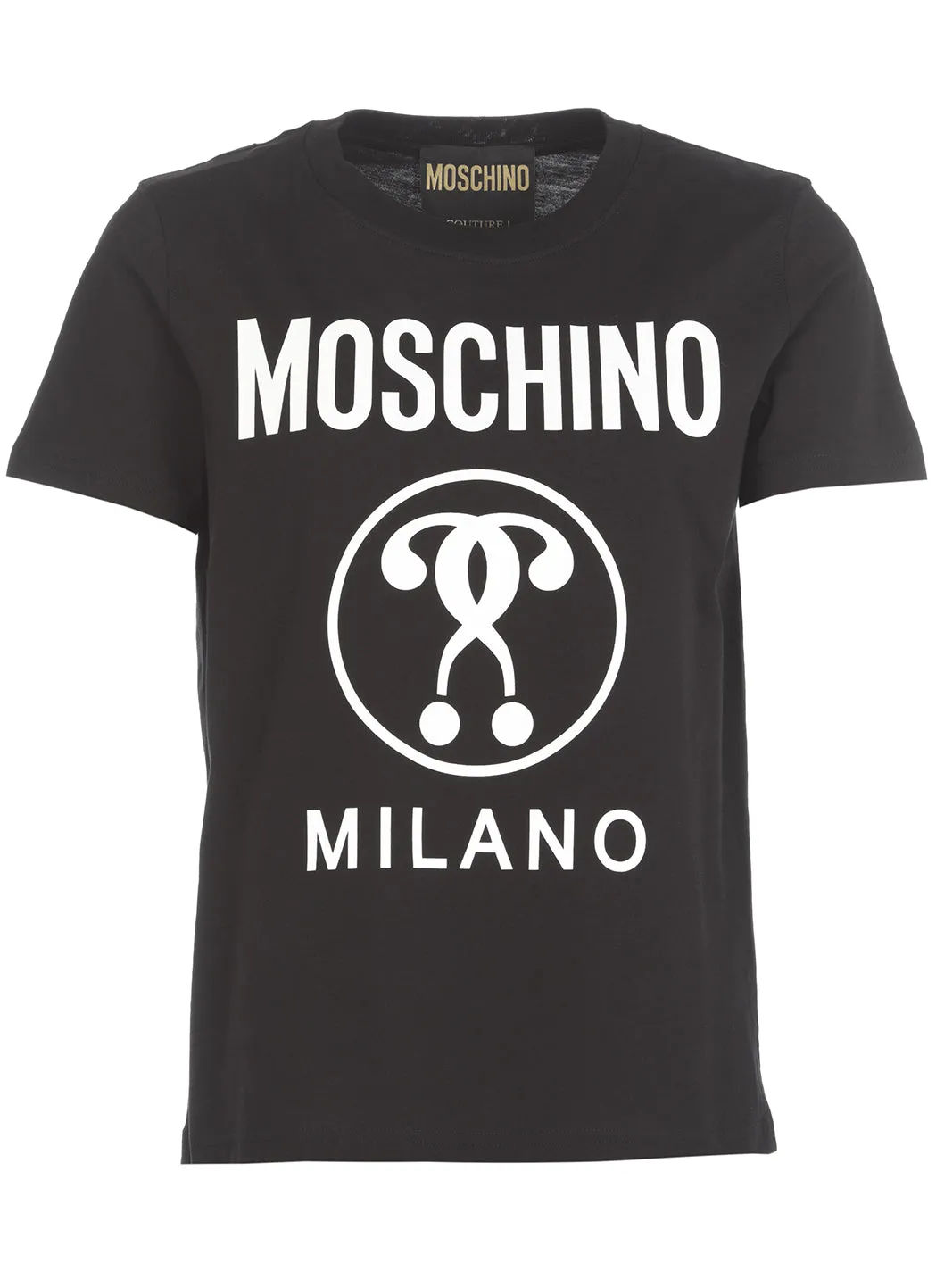 Moschino Logo Printed Crewneck T-Shirt