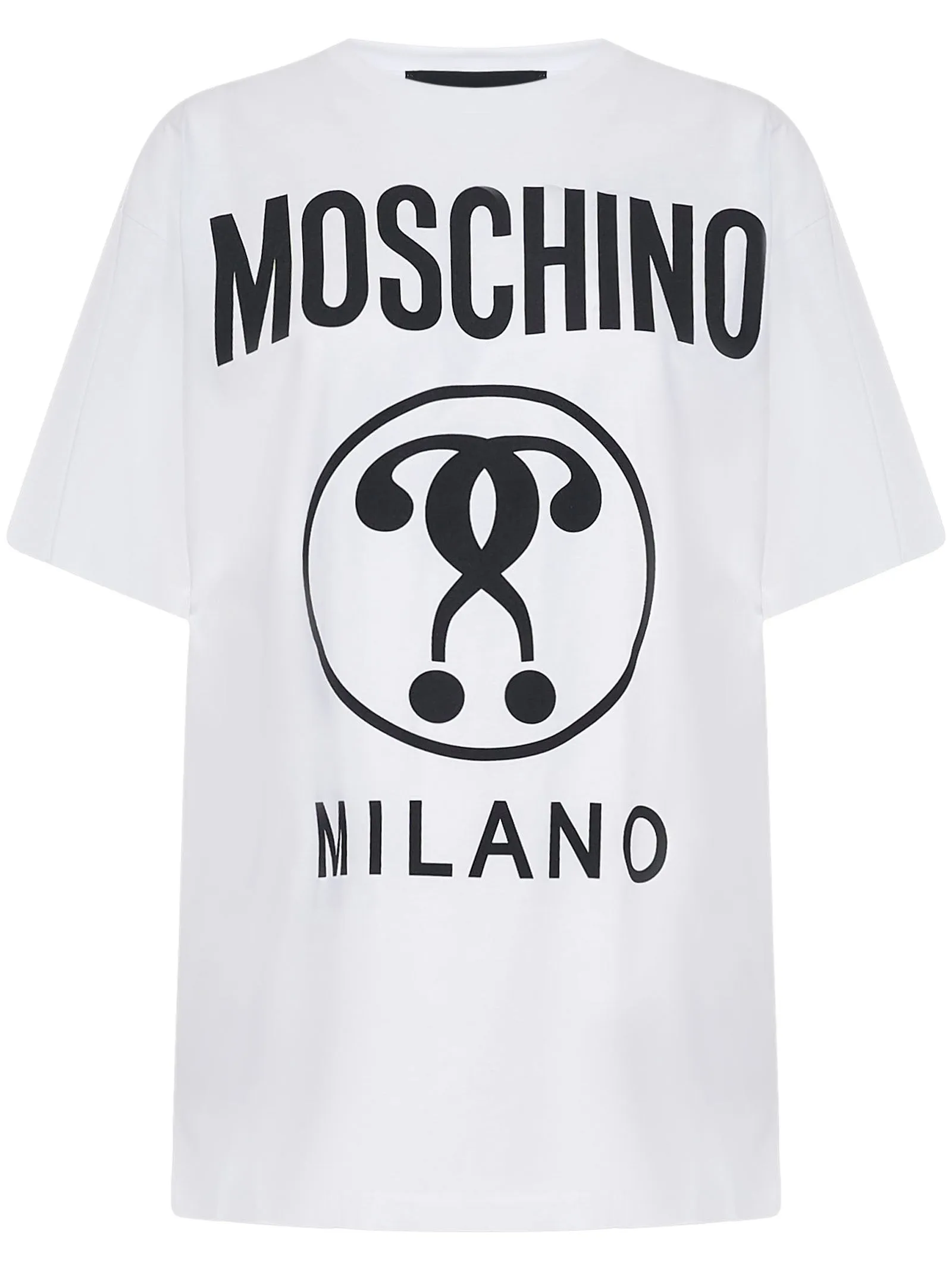 Moschino Logo Printed Crewneck T-Shirt