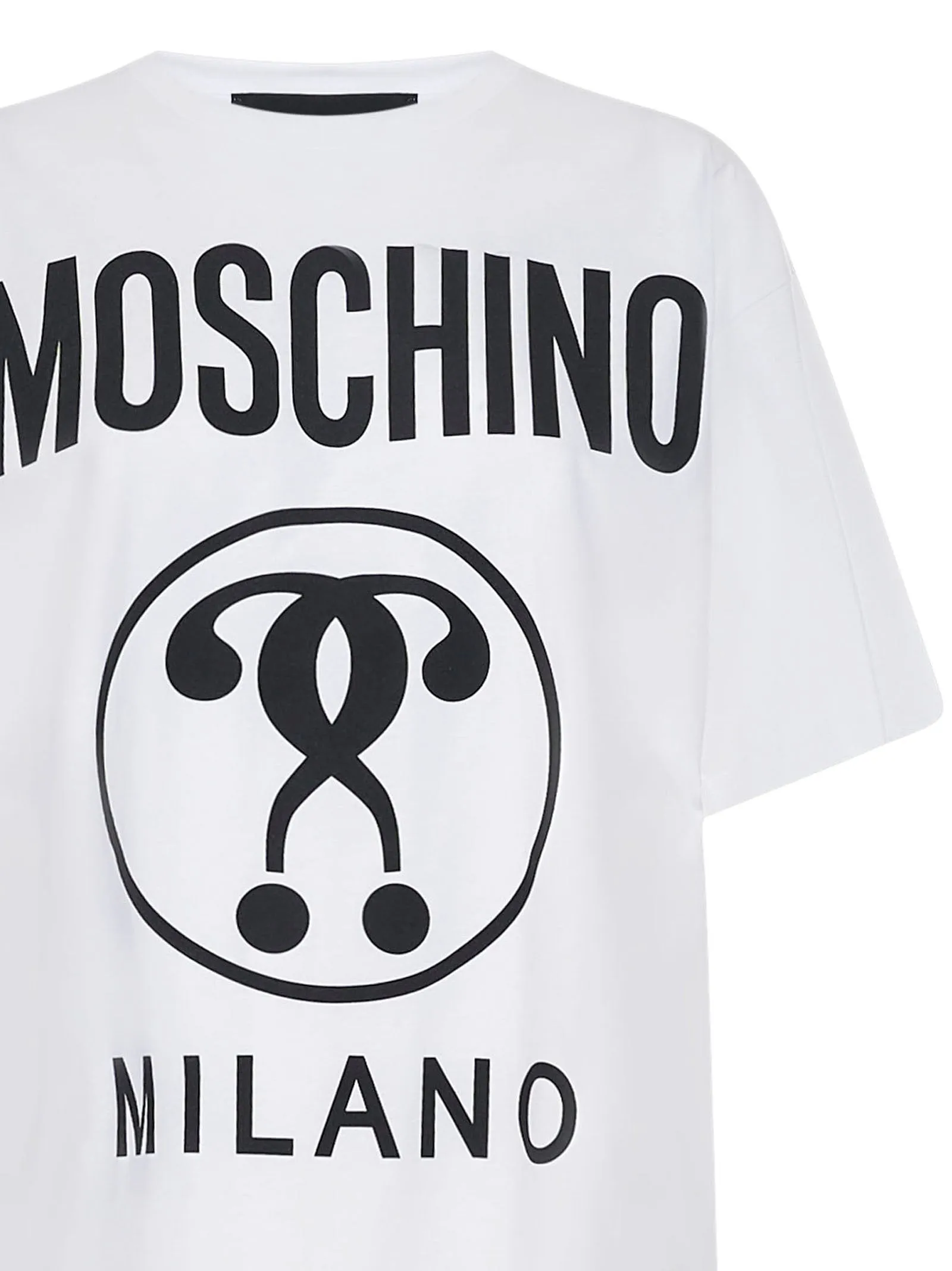 Moschino Logo Printed Crewneck T-Shirt