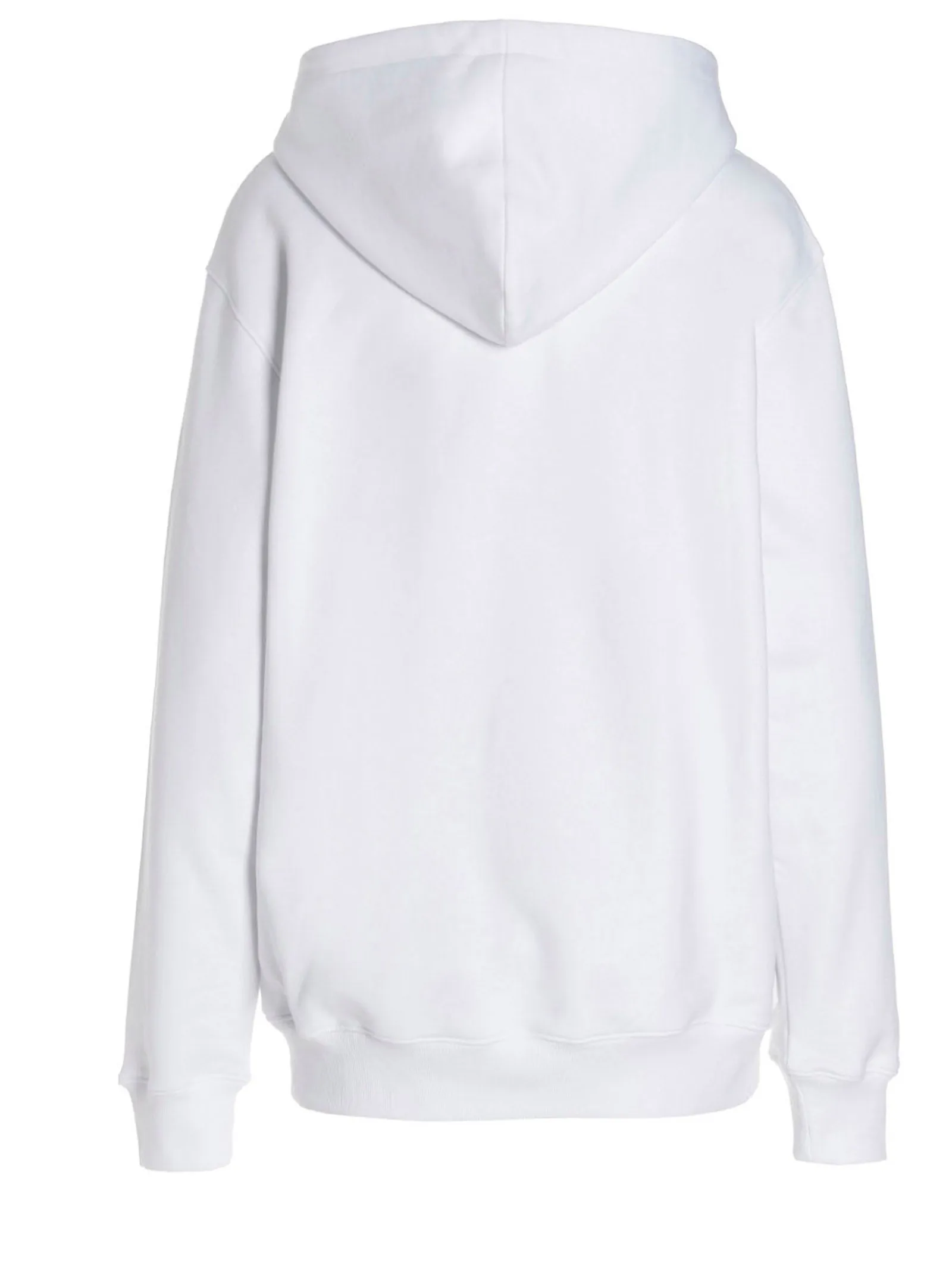 Moschino Logo Printed Drawstring Hoodie