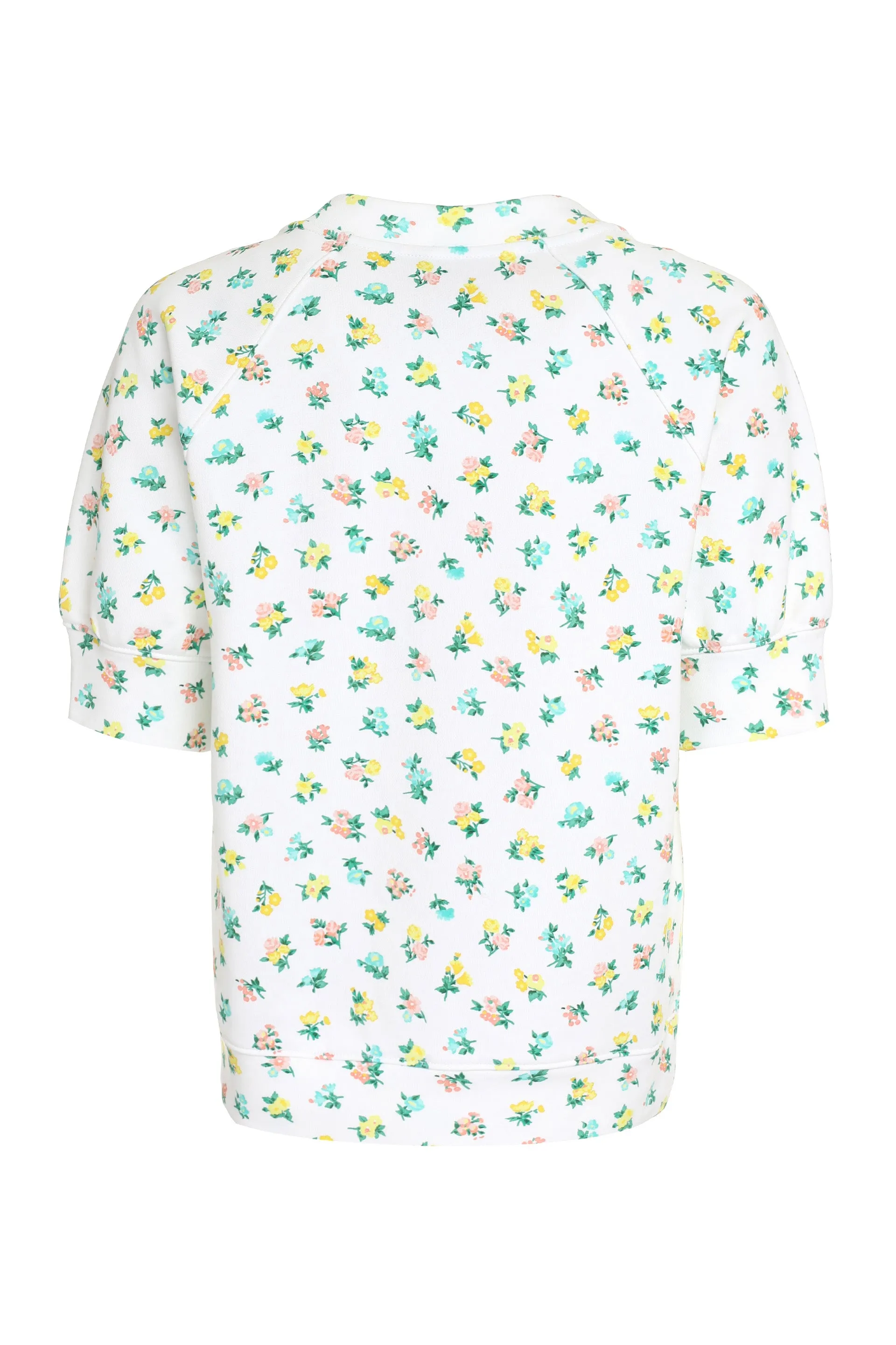 Moschino Logo Printed Teddy Embroidered Crewneck T-Shirt