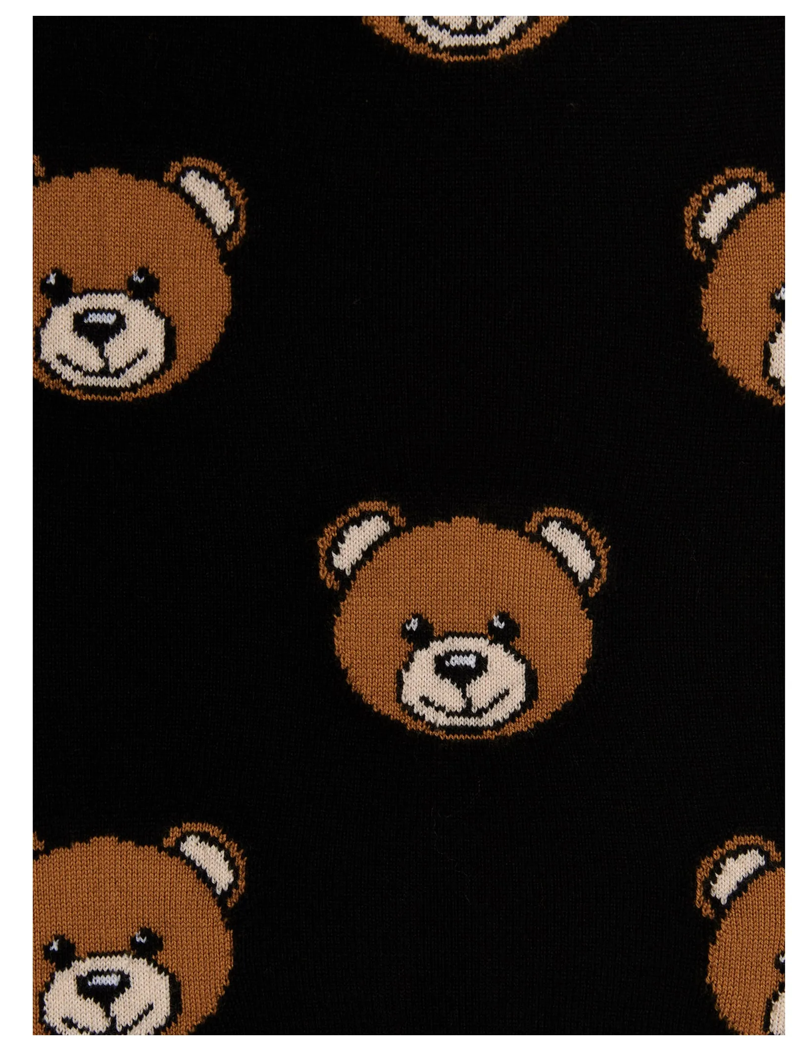 Moschino Logo Teddy Jacquard Mini Skirt