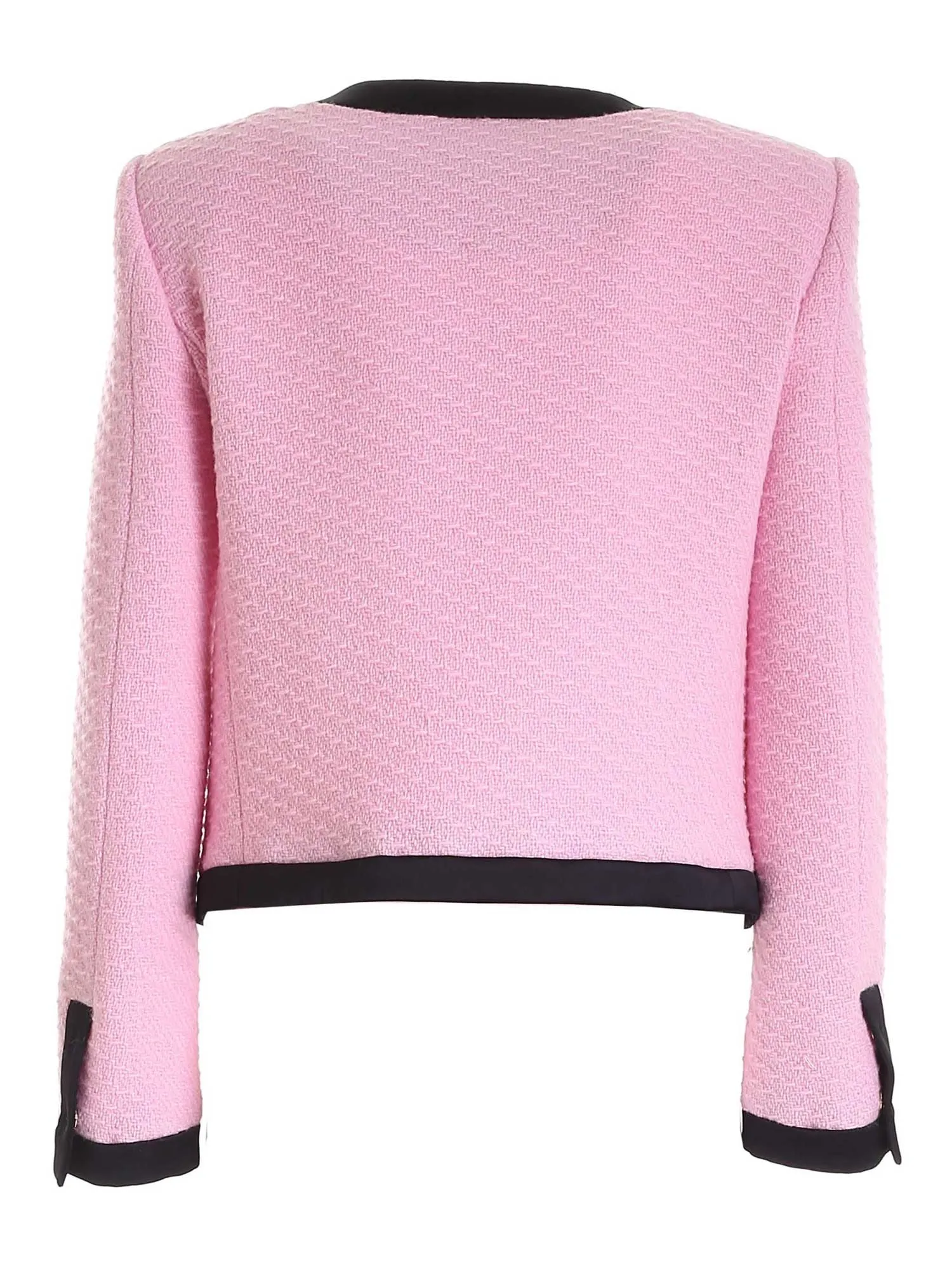 Moschino Purse Detailed Two-Tone Jacket