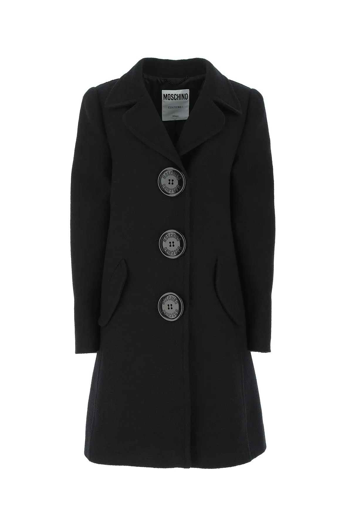 Moschino Single-Breasted Long-Sleeved Coat