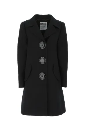 Moschino Single-Breasted Long-Sleeved Coat