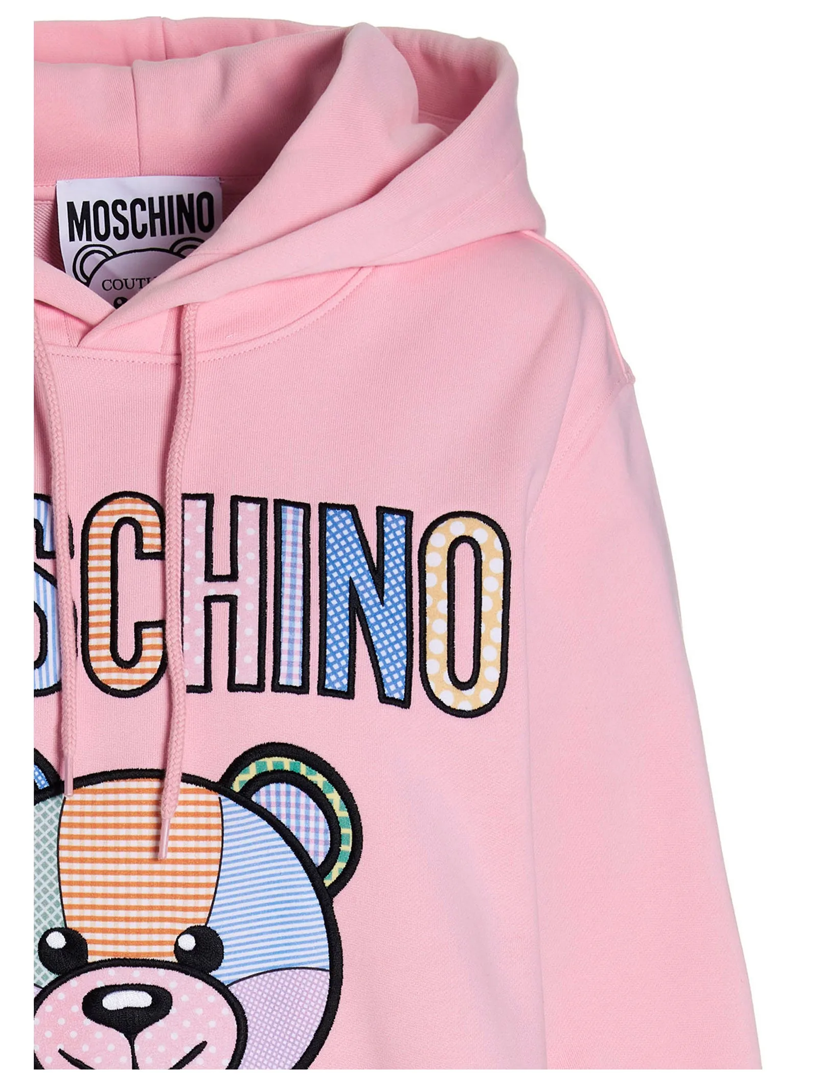 Moschino Teddy Bear Motif Drawstring Hoodie