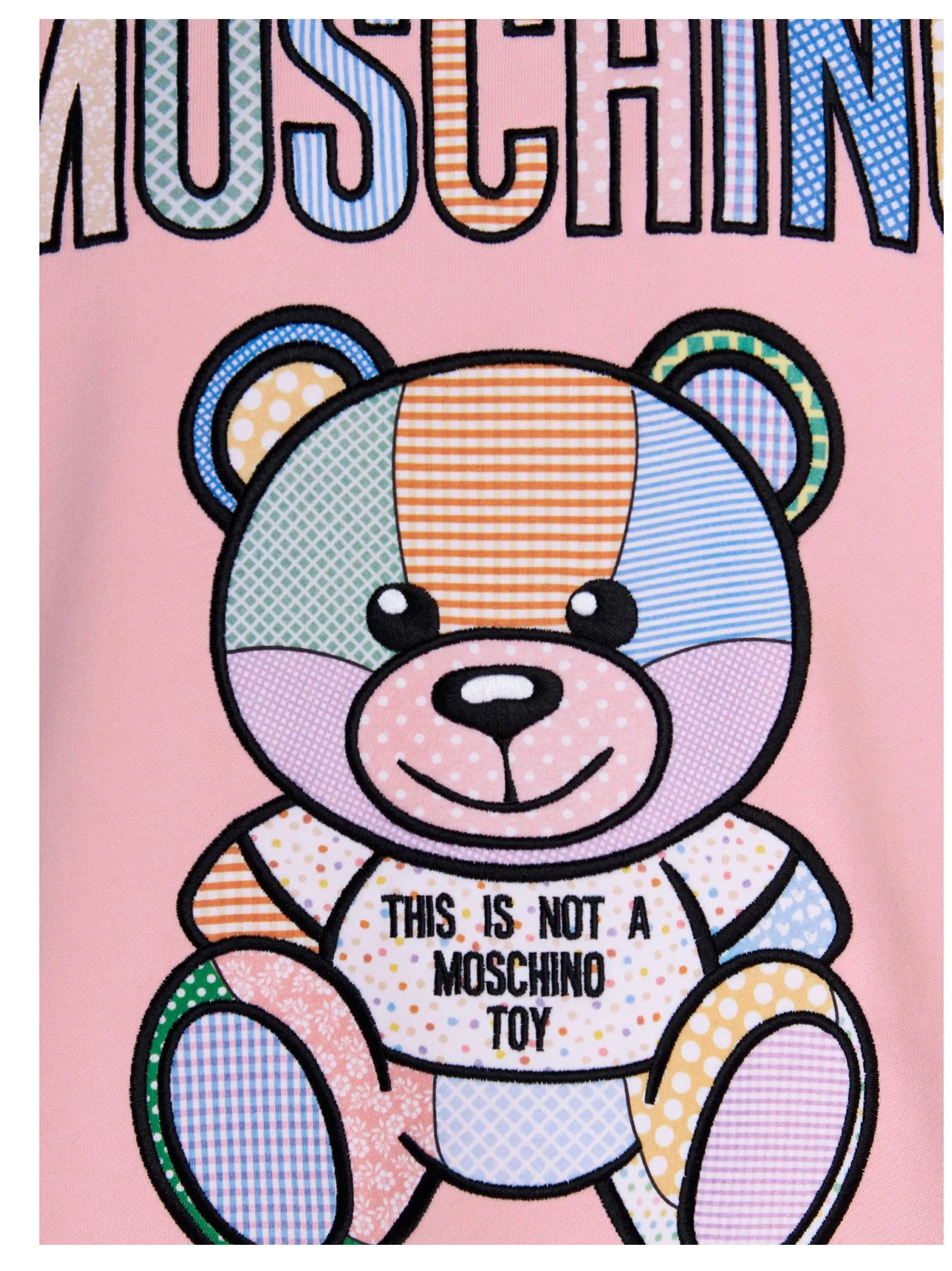 Moschino Teddy Bear Motif Drawstring Hoodie