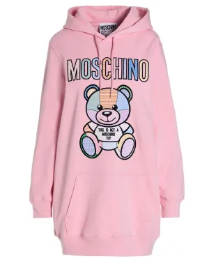 Moschino Teddy Bear Motif Drawstring Hoodie