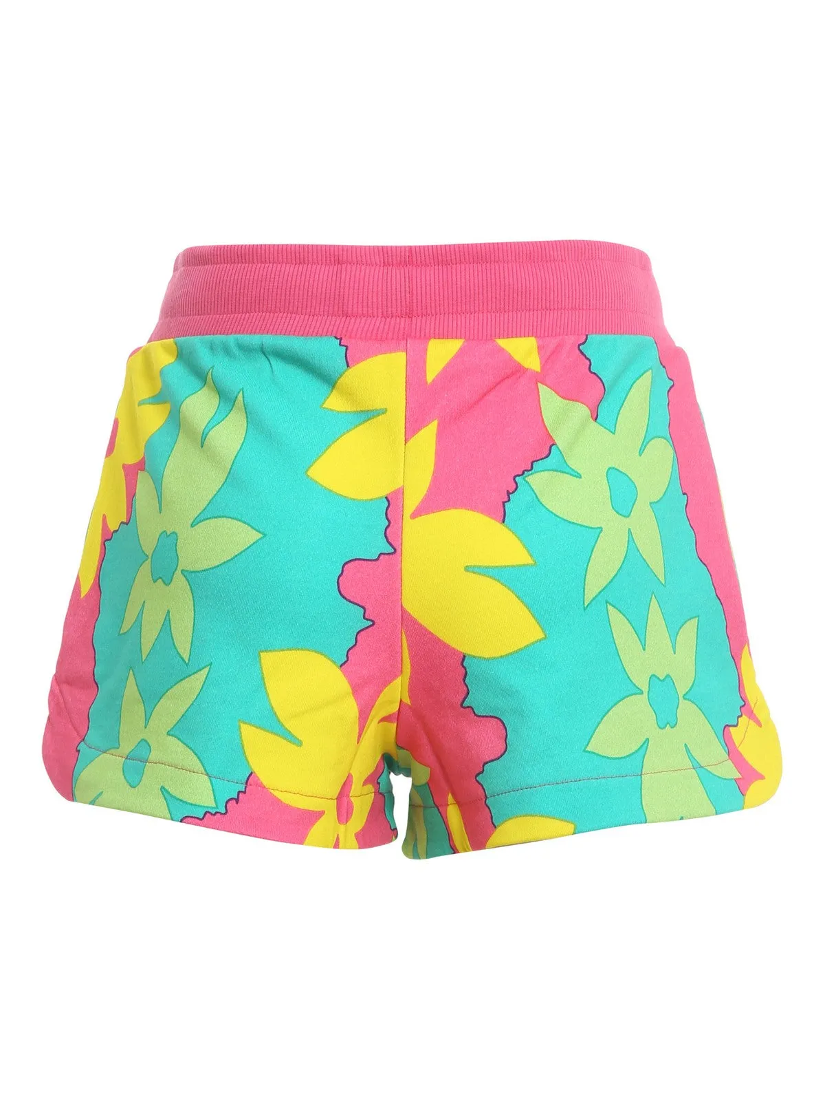 Moschino Tropical-Printed Drawstring Beach Shorts
