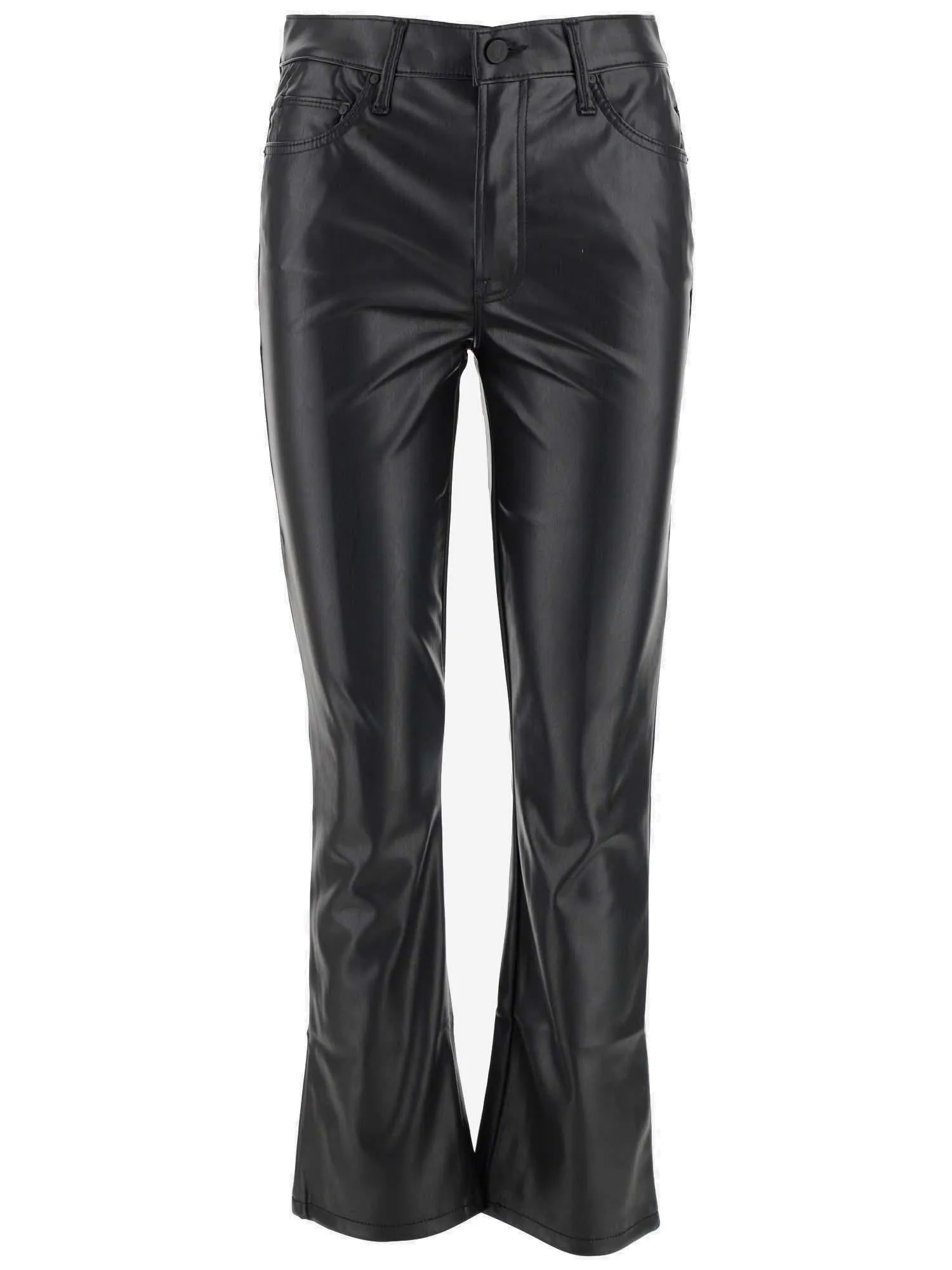 Mother The Insider Ankle Faux Leather Pants